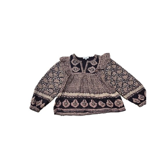 Sea New York I Margo Quilted Bohemian Blouse I in Purple - Picture 3 of 5